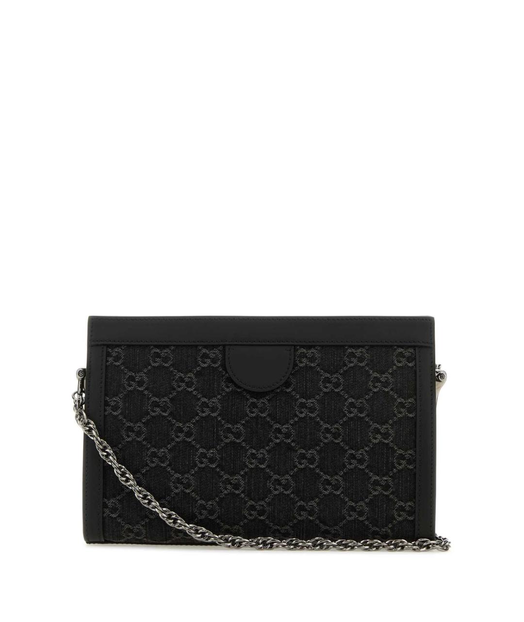 GUCCI Черная тканевая сумка через плечо, фото 3