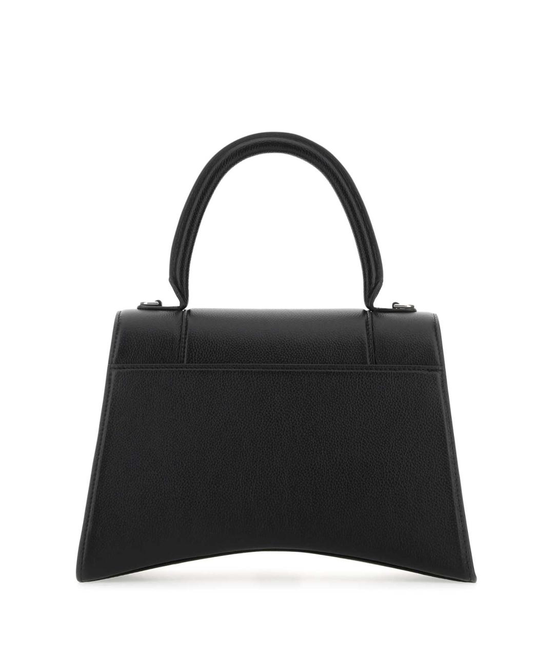 BALENCIAGA Черная кожаная сумка с короткими ручками, фото 3