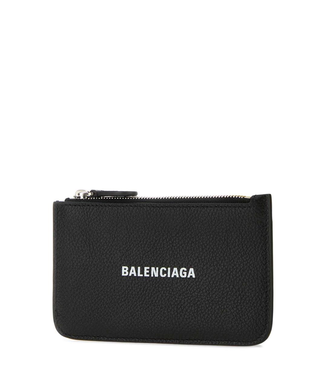 BALENCIAGA Черный кожаный кардхолдер, фото 2