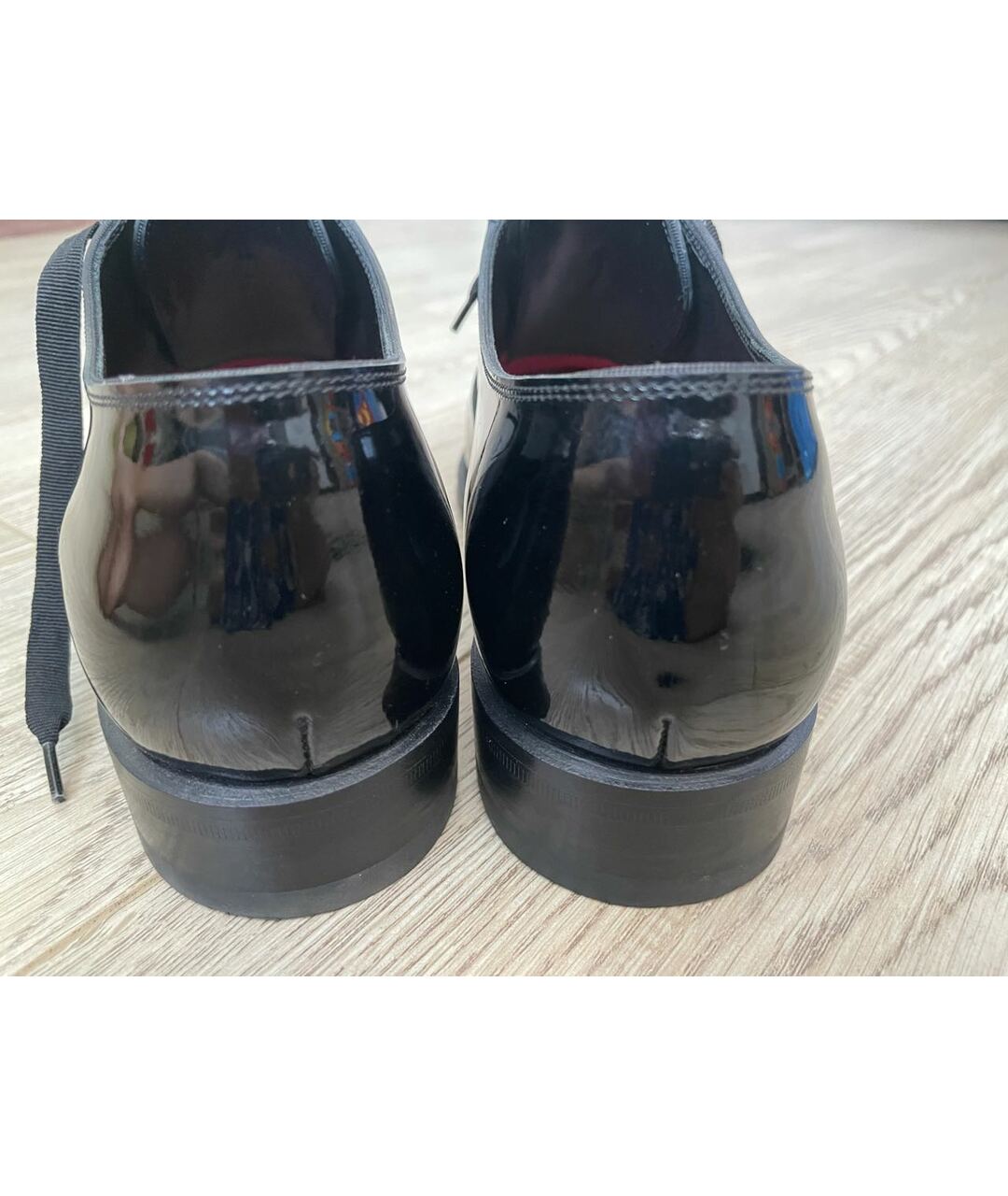TOM FORD Черные туфли из лакированной кожи, фото 4