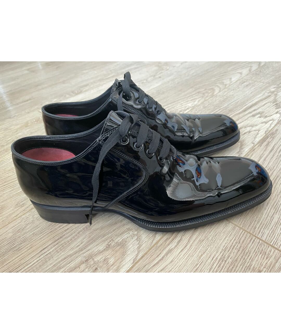 TOM FORD Черные туфли из лакированной кожи, фото 8