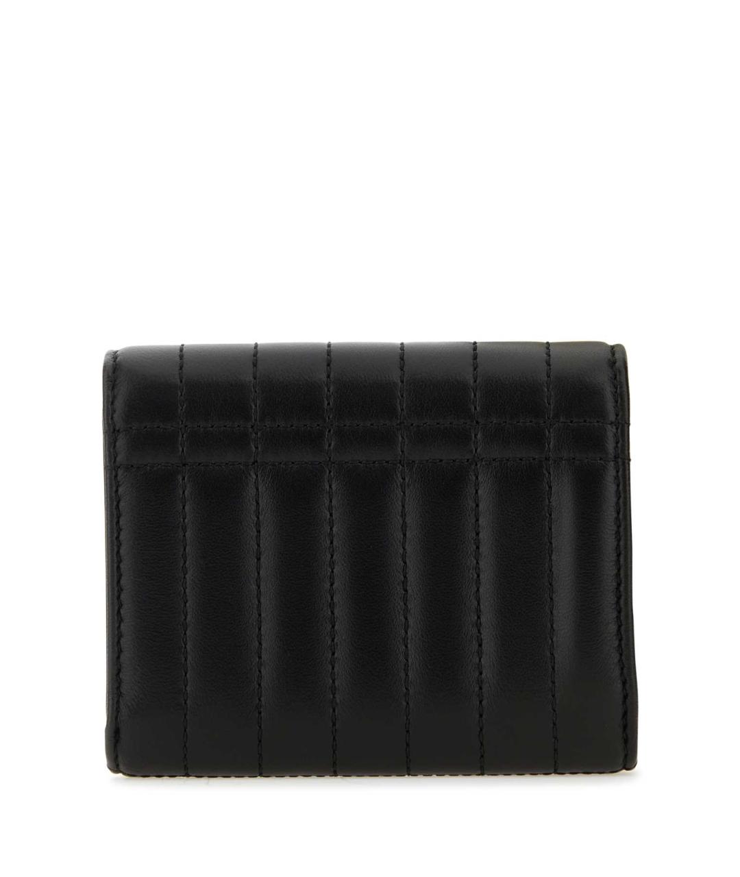 BURBERRY Черный кожаный кошелек, фото 3