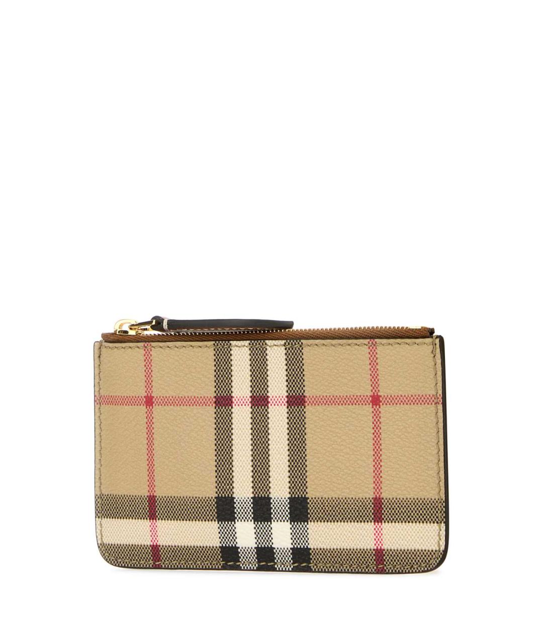 BURBERRY Бежевый полиуретановый кошелек, фото 2