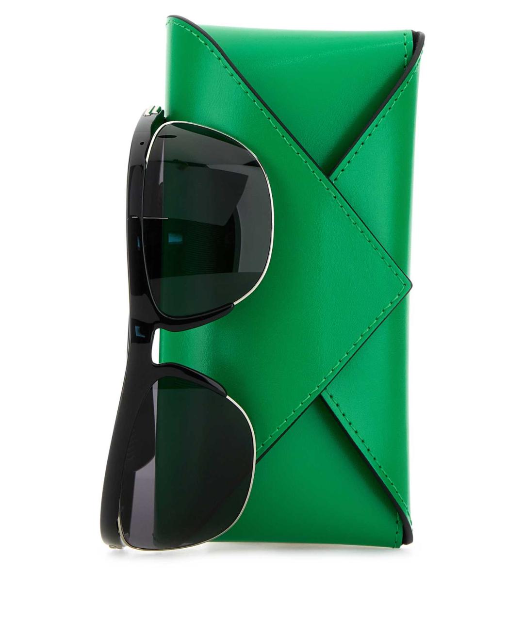 BOTTEGA VENETA Мульти металлические солнцезащитные очки, фото 3