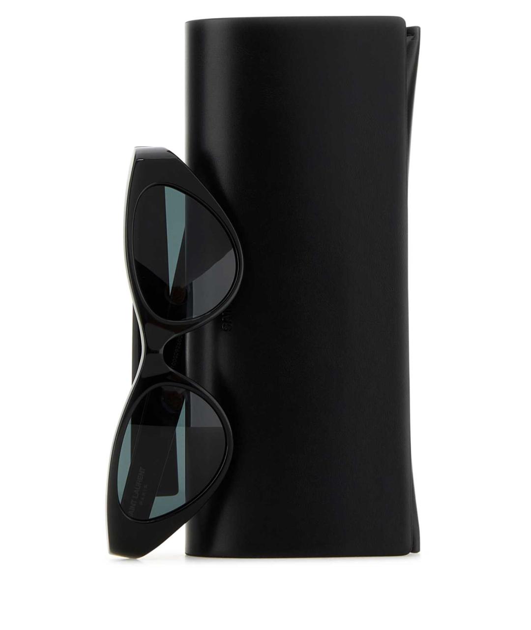 SAINT LAURENT Черные солнцезащитные очки, фото 3