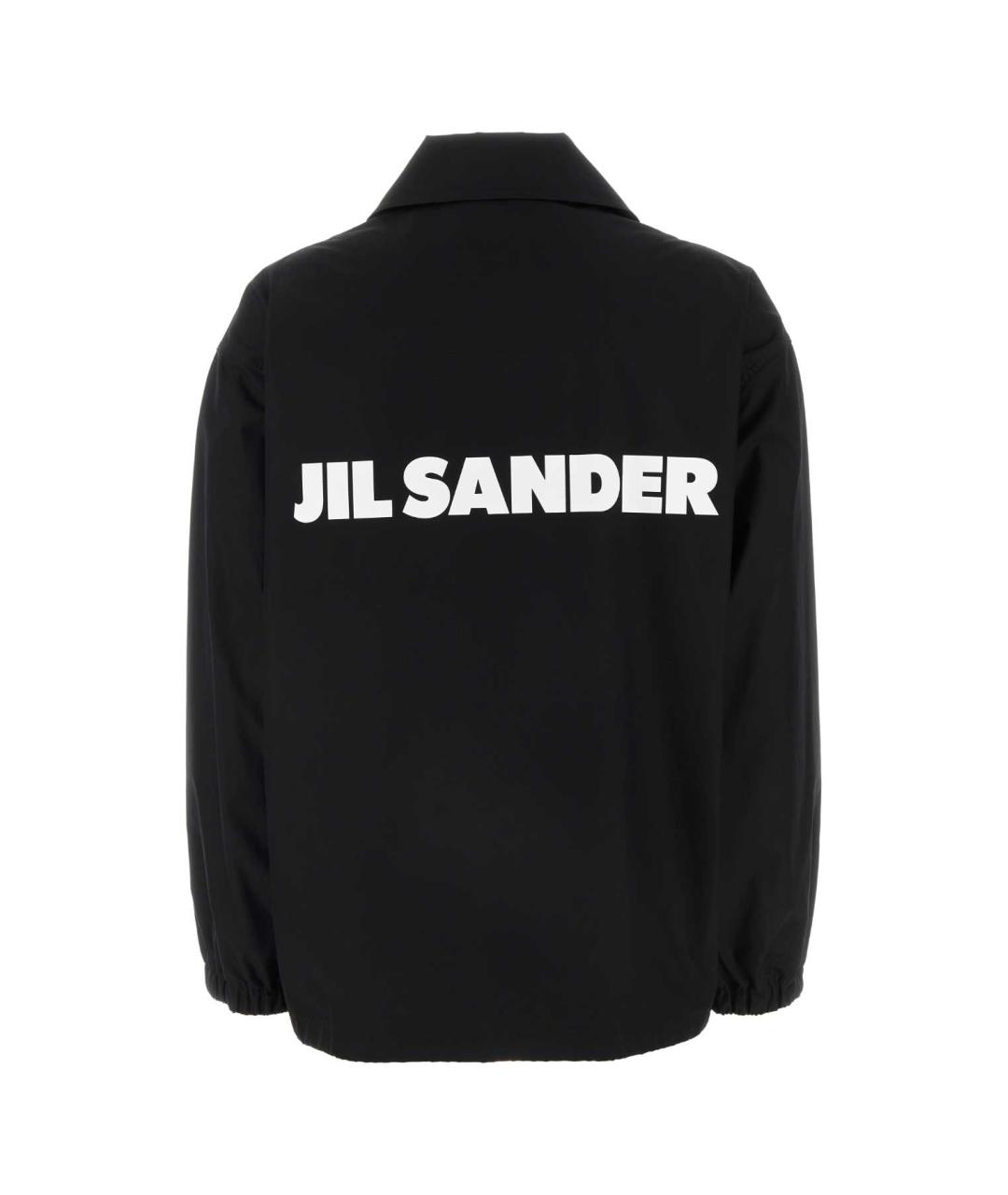 JIL SANDER Черная хлопковая куртка, фото 2