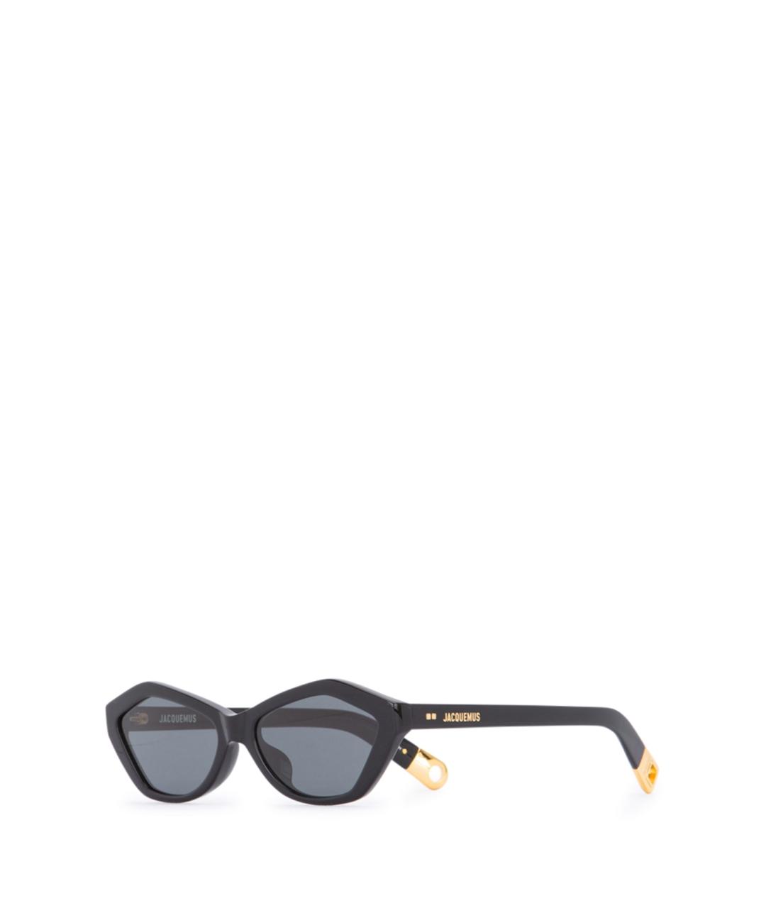 JACQUEMUS Черные солнцезащитные очки, фото 1
