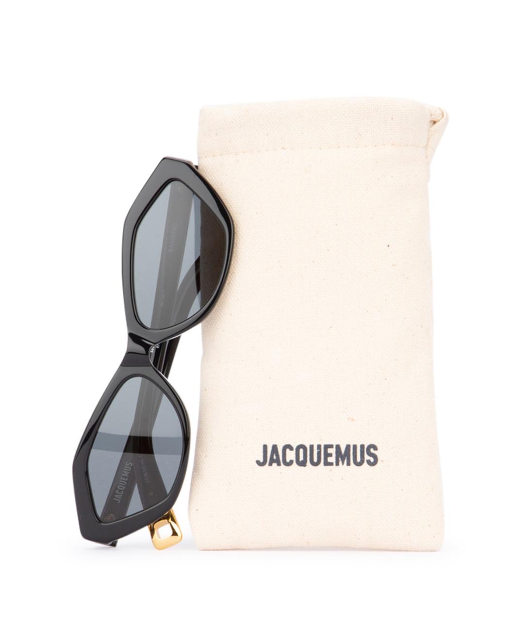 JACQUEMUS Черные солнцезащитные очки, фото 3