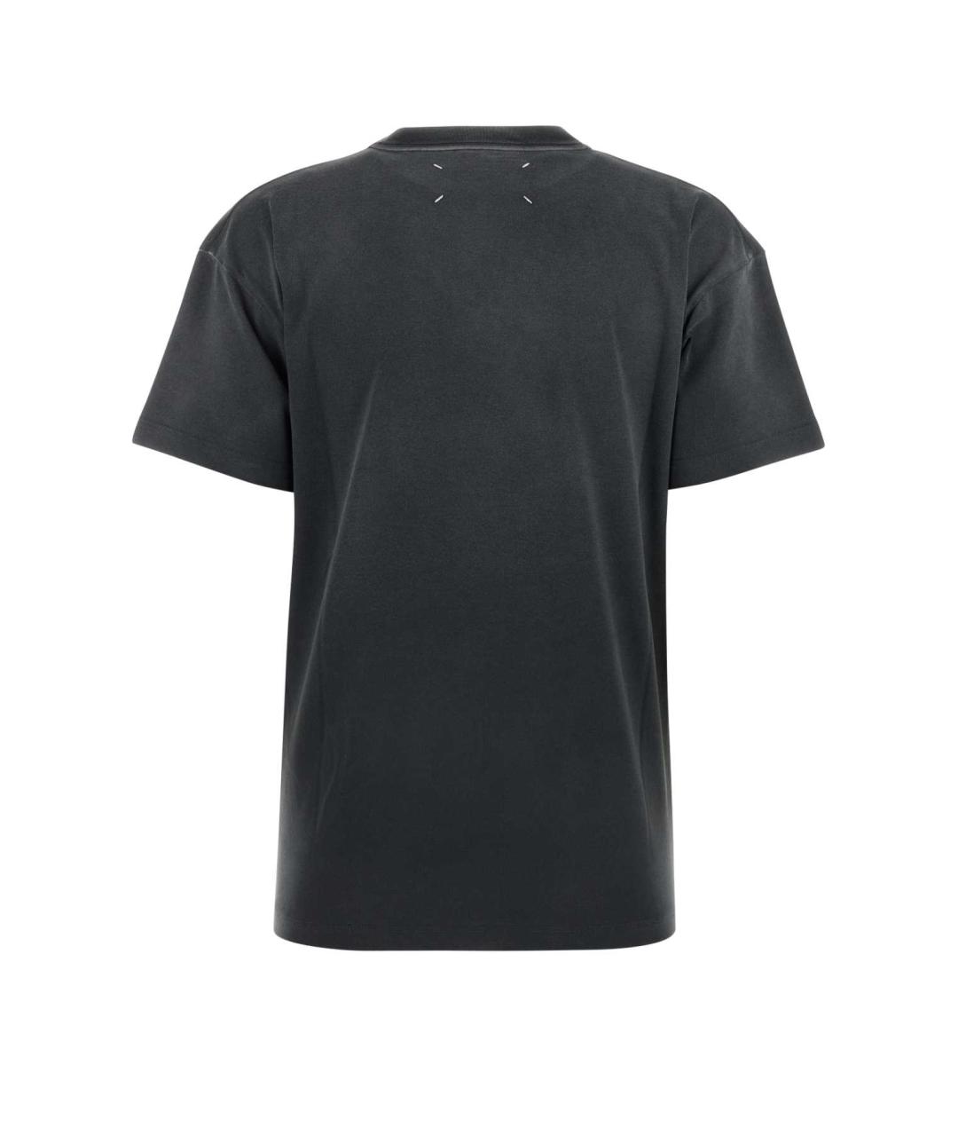 MAISON MARGIELA Серая хлопковая футболка, фото 2