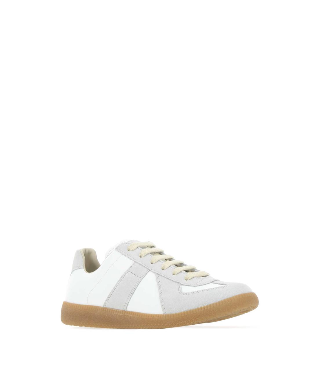 MAISON MARGIELA Мульти кожаные кроссовки, фото 2