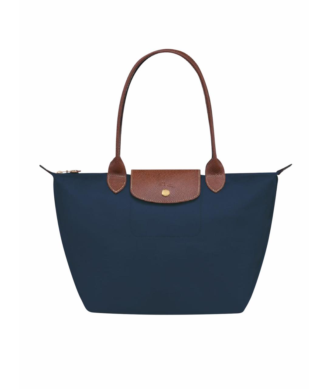 LONGCHAMP Темно-синяя сумка тоут, фото 8