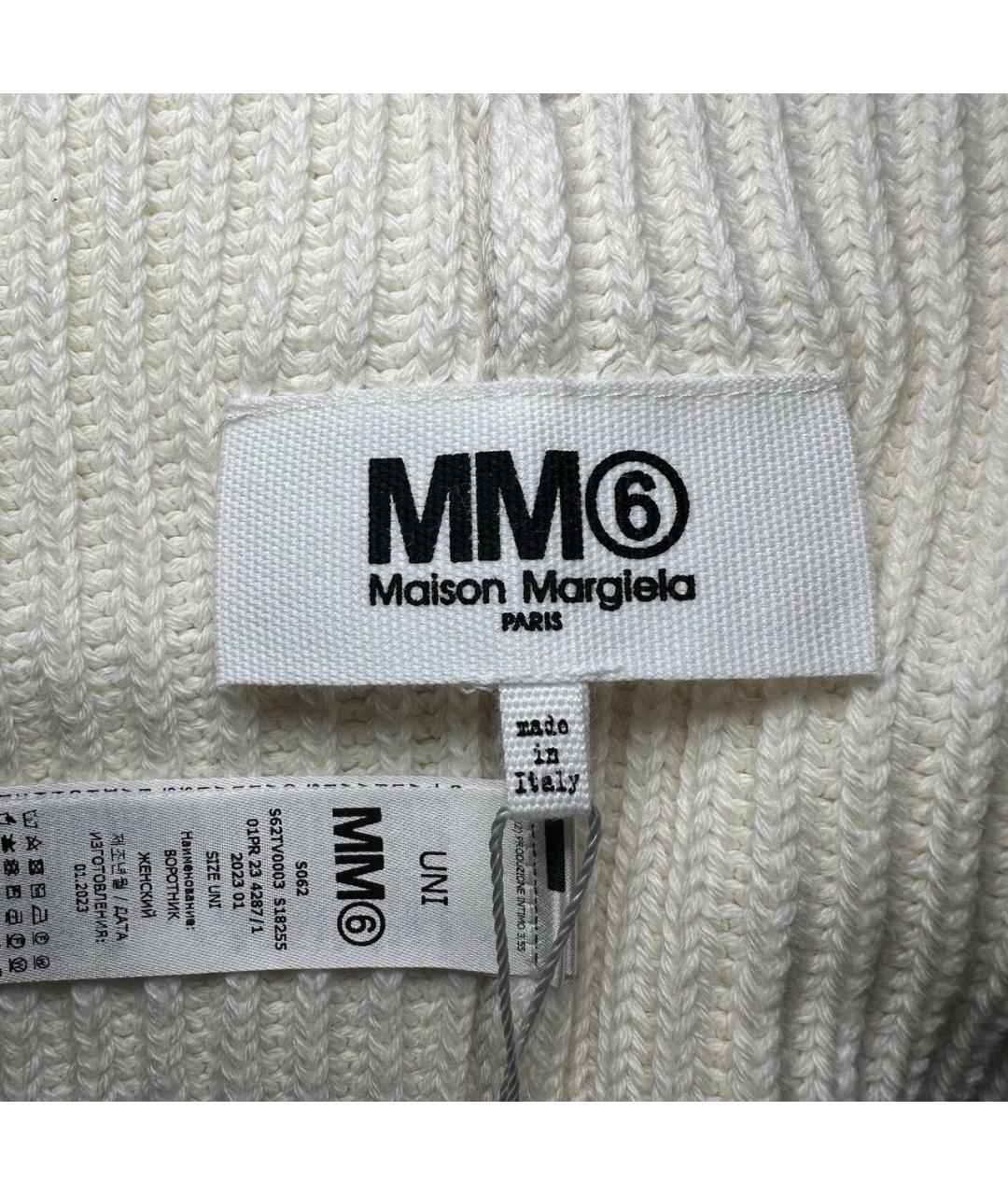 MM6 MAISON MARGIELA Белый воротник, фото 6