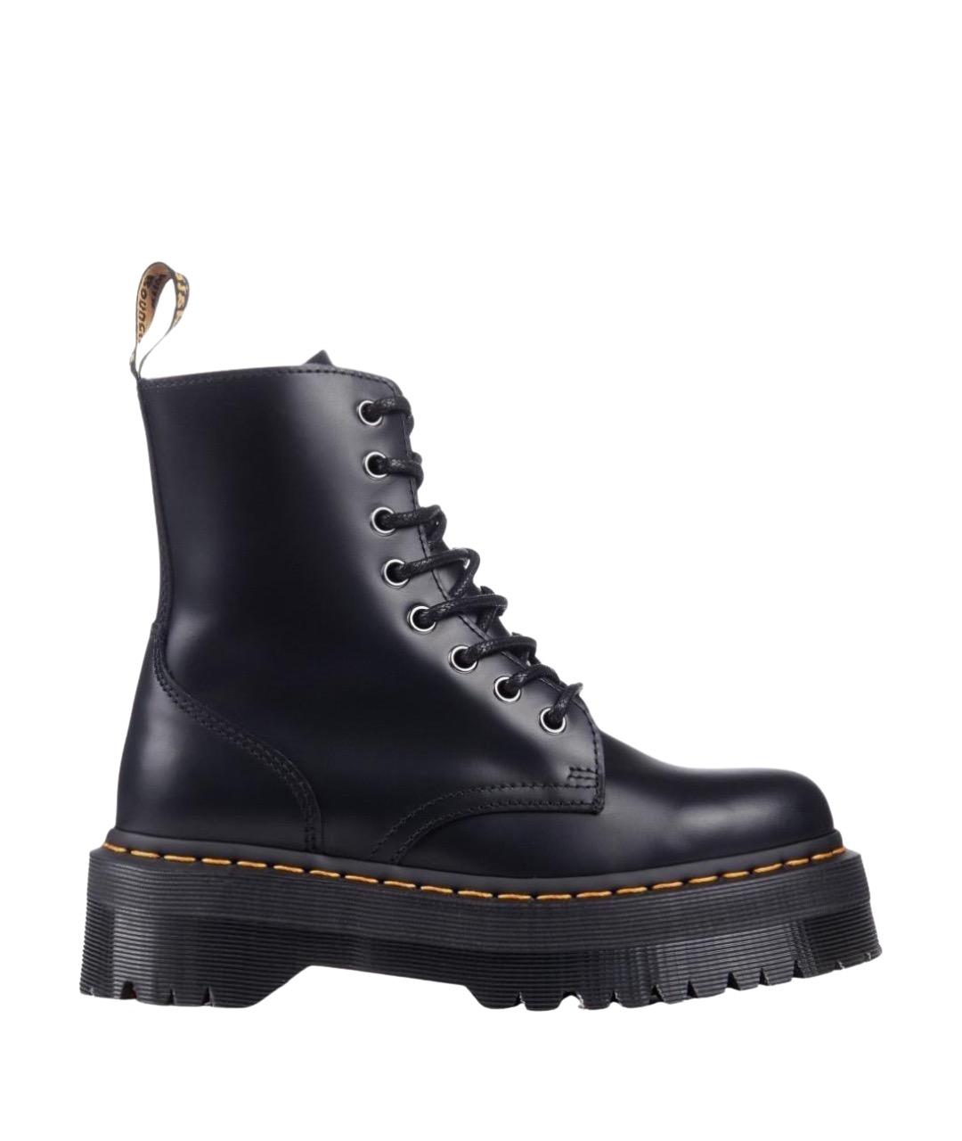 DR. MARTENS Черные кожаные ботинки, фото 1