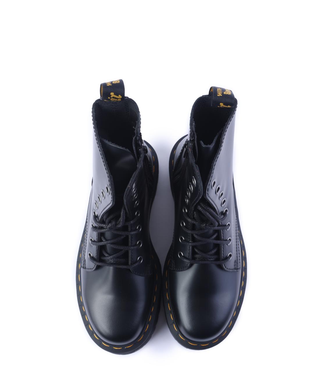 DR. MARTENS Черные кожаные ботинки, фото 5