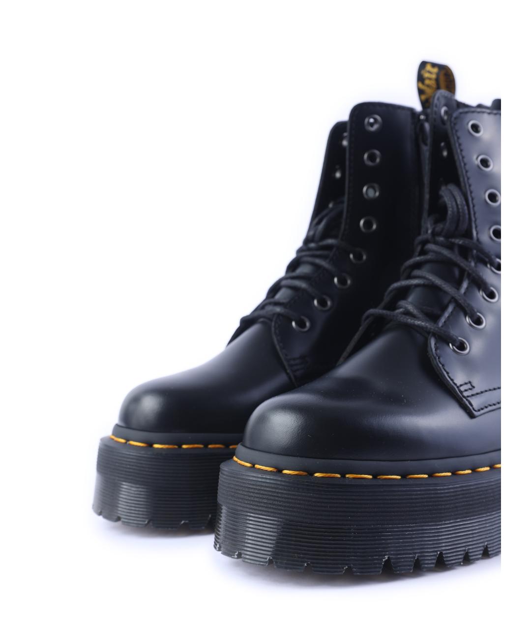 DR. MARTENS Черные кожаные ботинки, фото 6