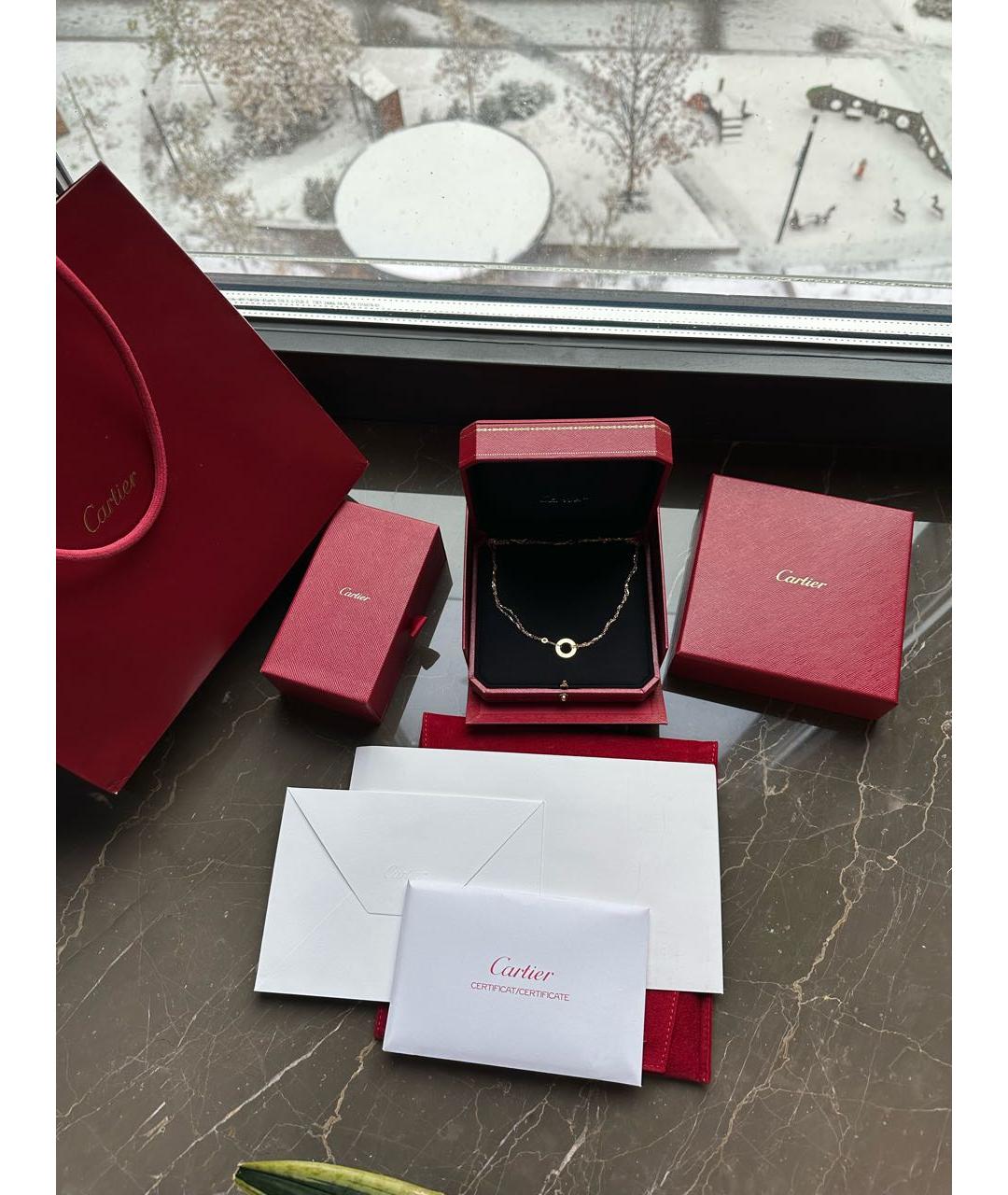 CARTIER Желтое колье из желтого золота, фото 8