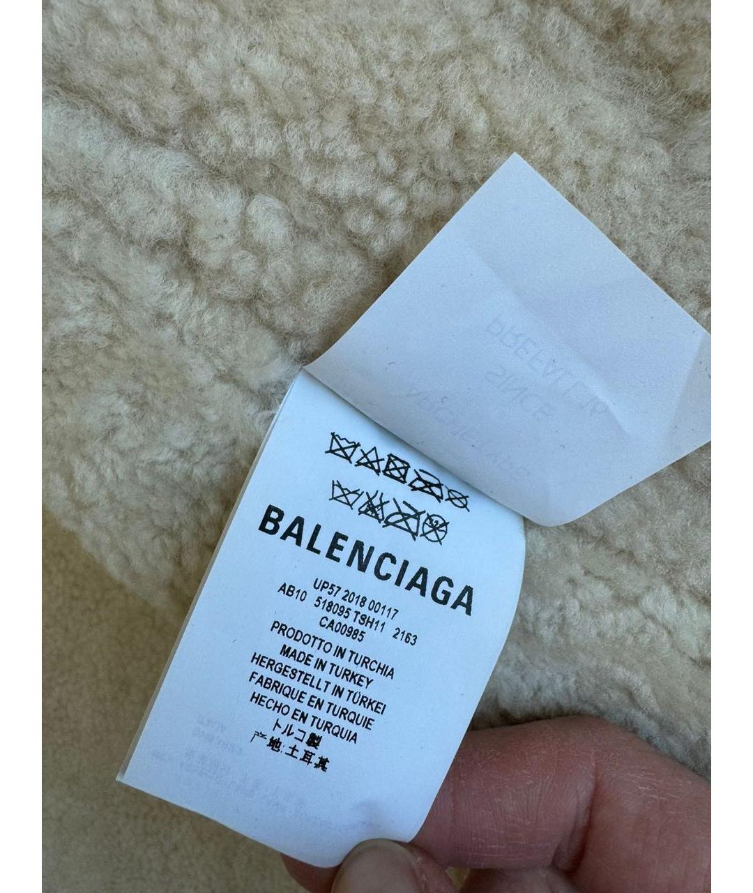 BALENCIAGA Коричневая дубленка, фото 8