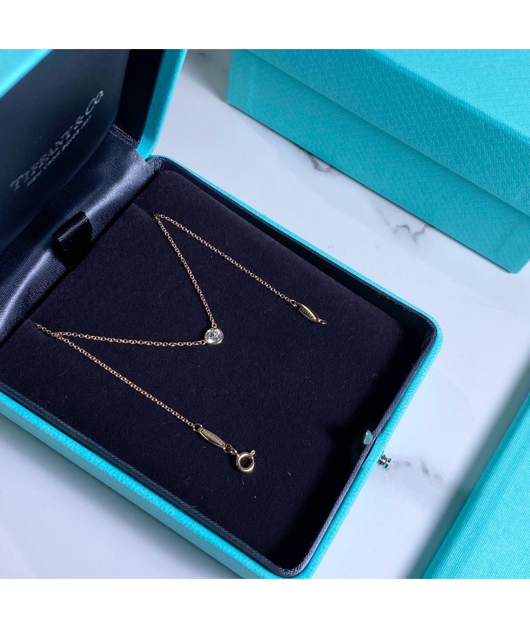 TIFFANY&CO Розовое колье из розового золота, фото 7