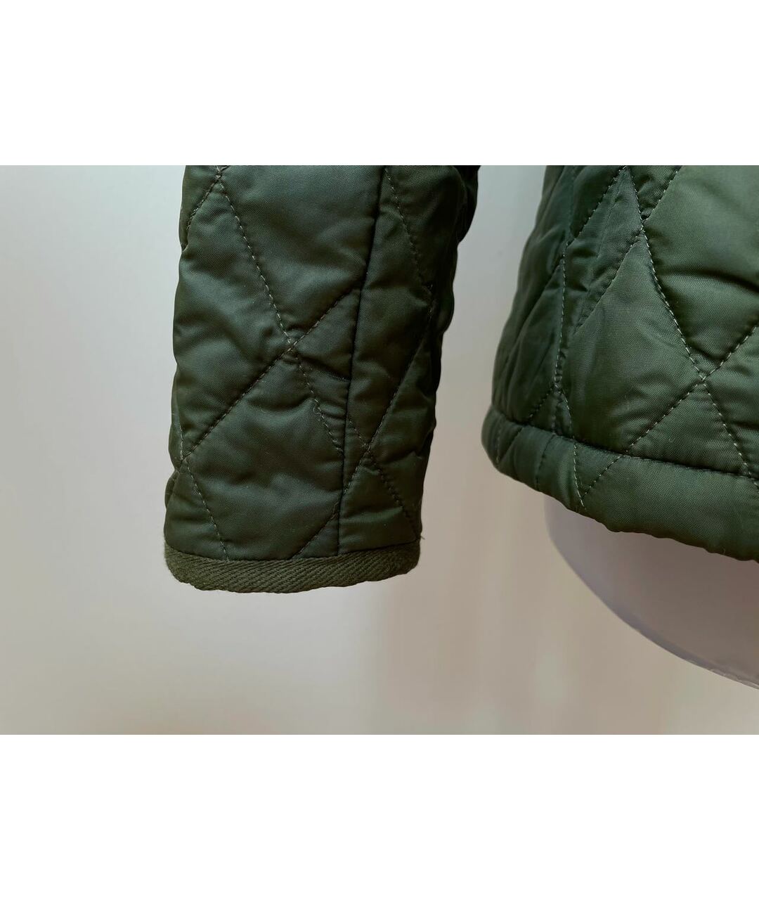 BARBOUR Зеленая полиамидовая куртка, фото 4