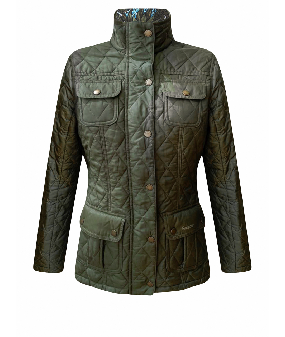 BARBOUR Зеленая полиамидовая куртка, фото 1