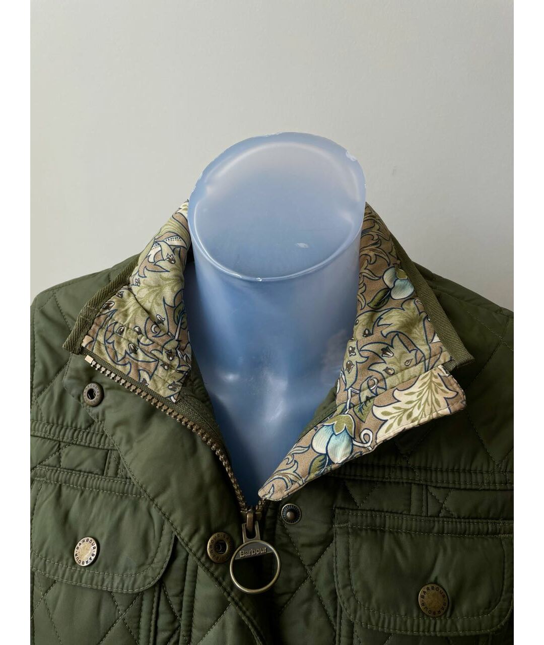BARBOUR Зеленая полиамидовая куртка, фото 3
