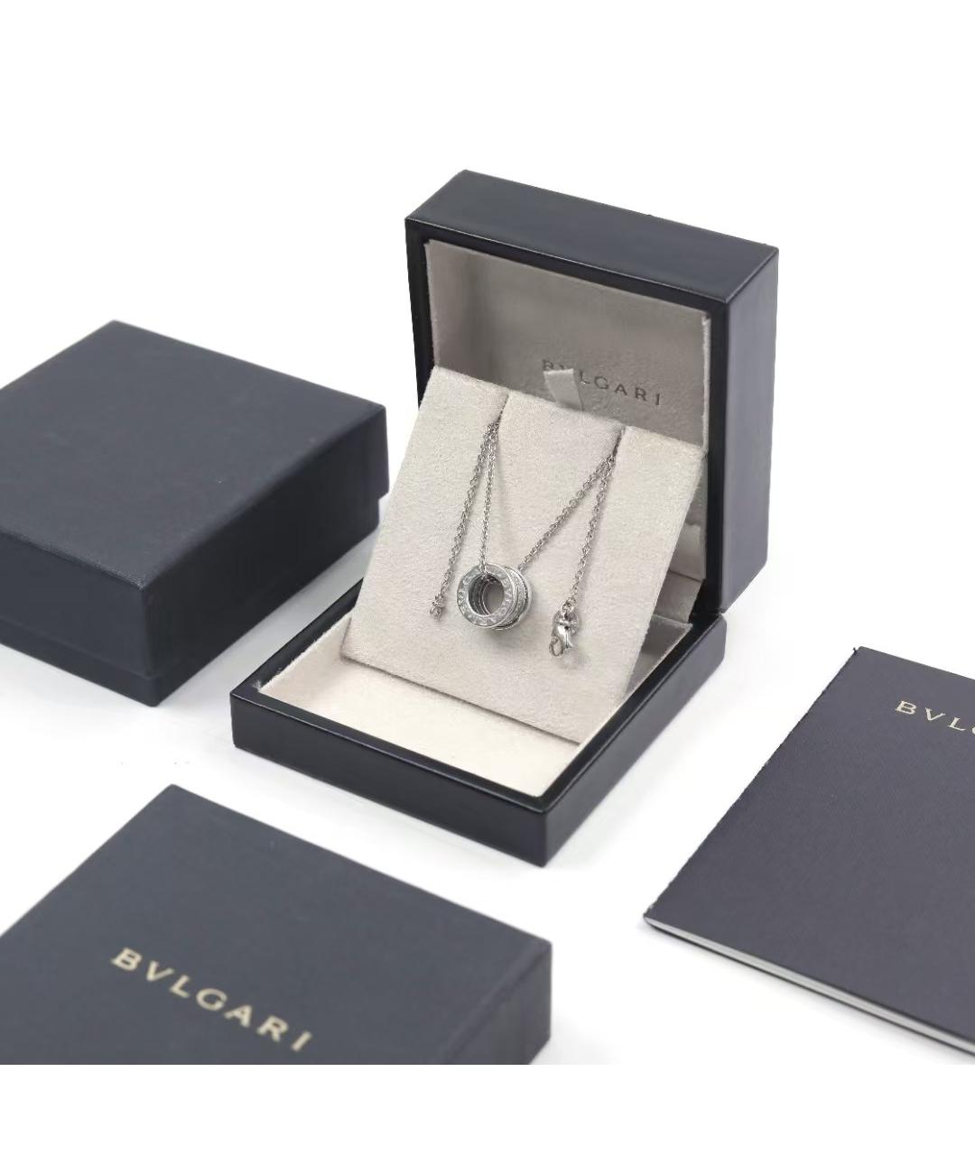 BVLGARI Серебряная подвеска из белого золота, фото 6