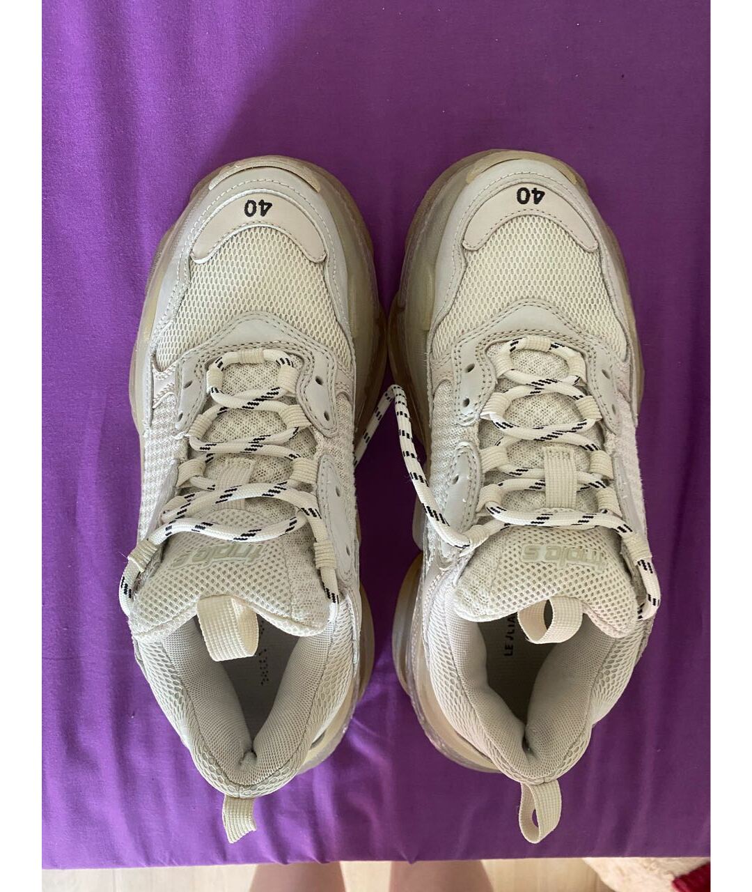 BALENCIAGA Белые кроссовки, фото 3