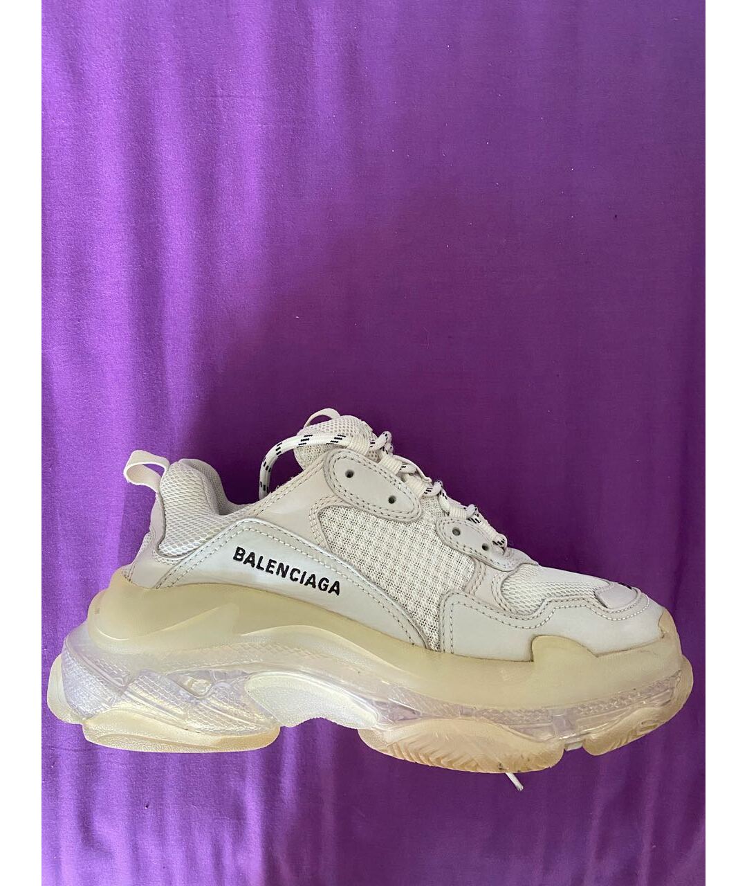 BALENCIAGA Белые кроссовки, фото 9