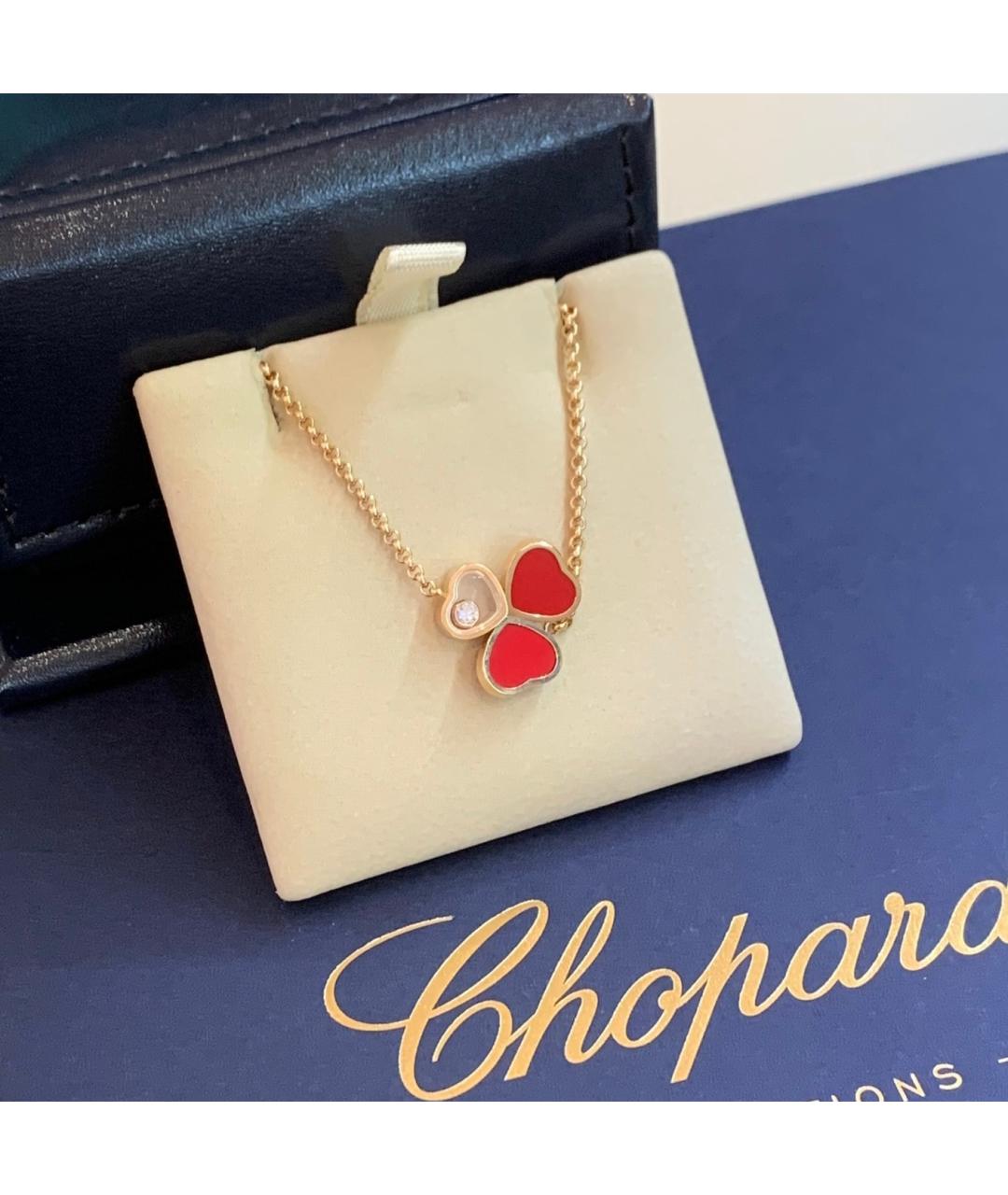 CHOPARD Красный браслет из розового золота, фото 2