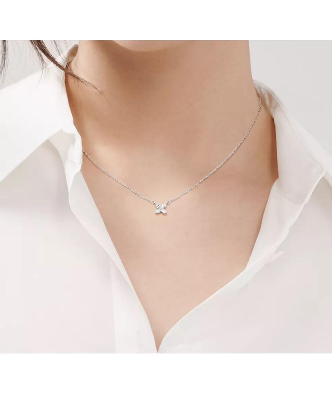 TIFFANY&CO Серебряная платиновая подвеска, фото 4