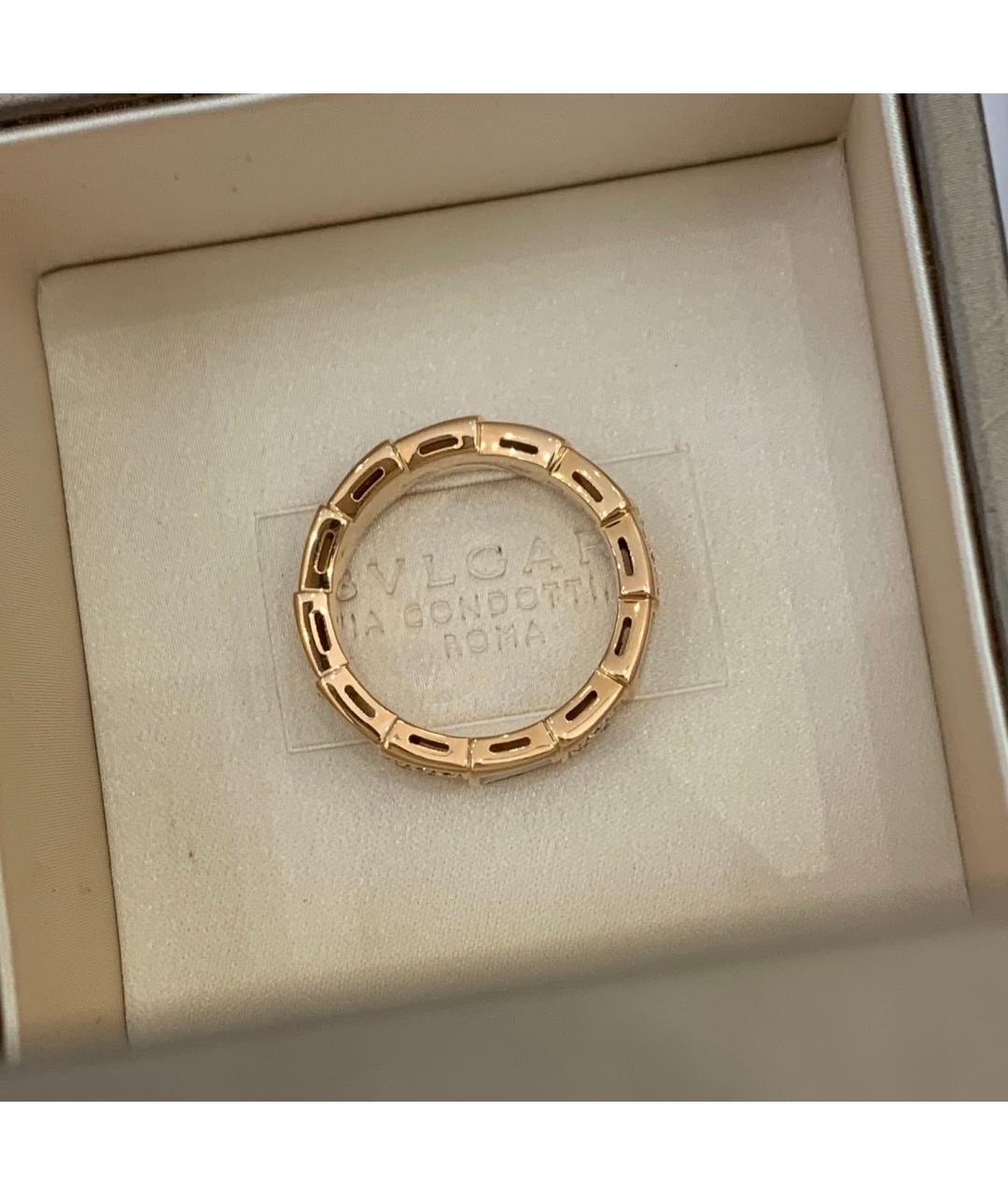 BVLGARI Розовое кольцо из розового золота, фото 3