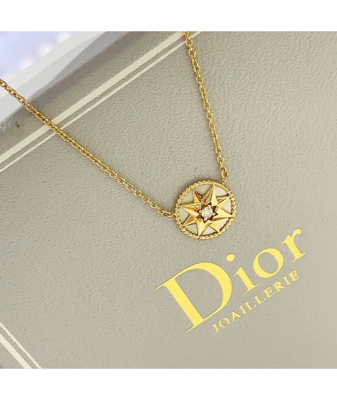 CHRISTIAN DIOR Желтое колье из желтого золота, фото 3