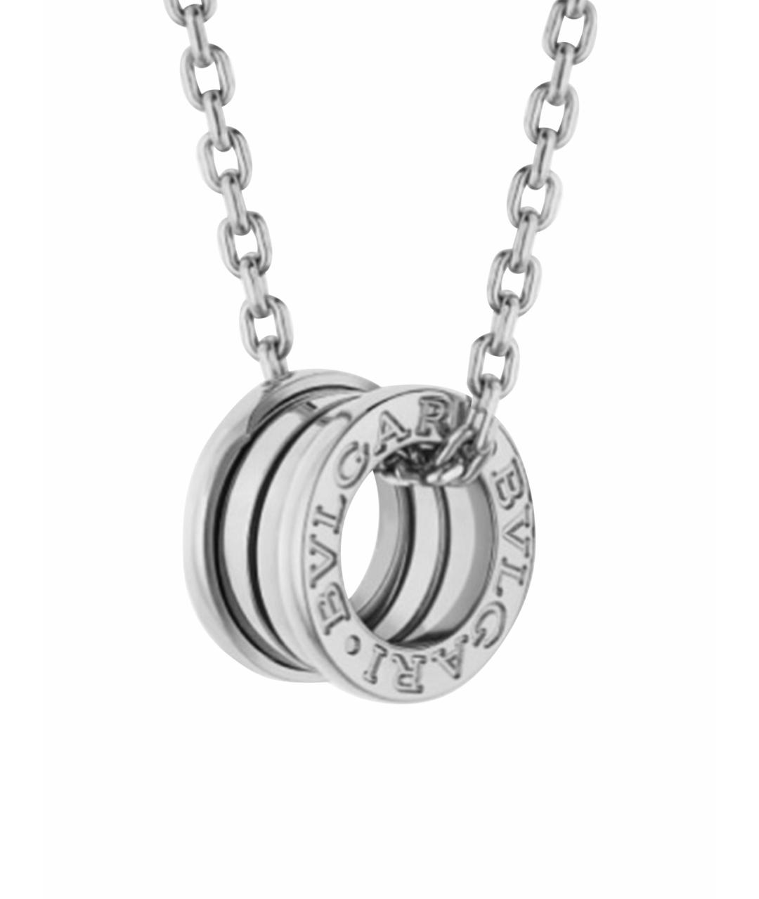 BVLGARI Белое колье из белого золота, фото 1