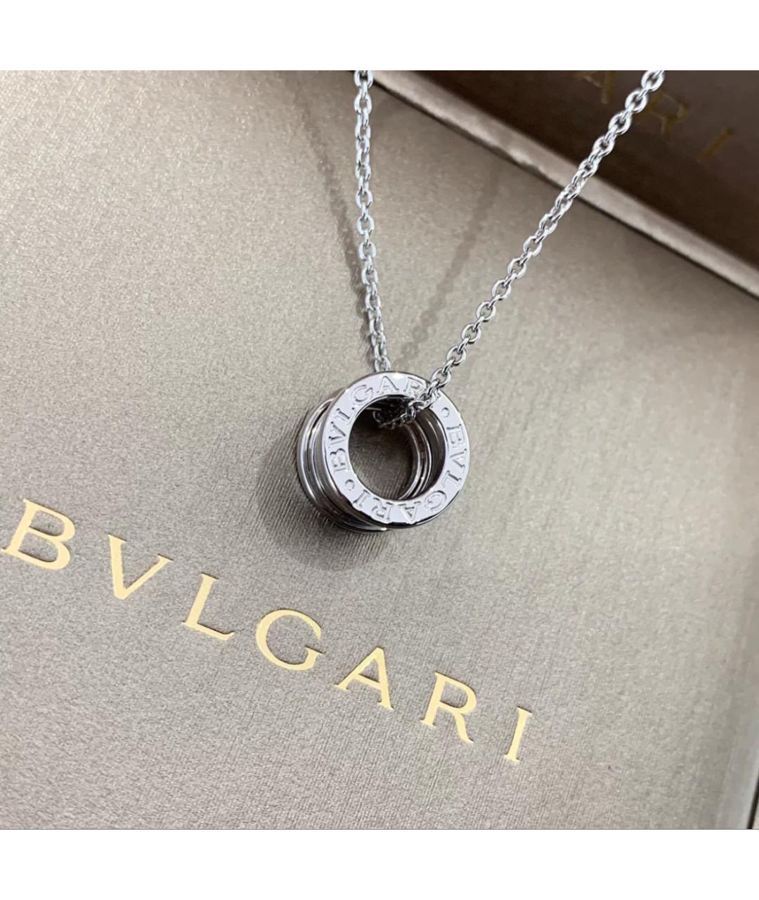 BVLGARI Белое колье из белого золота, фото 6