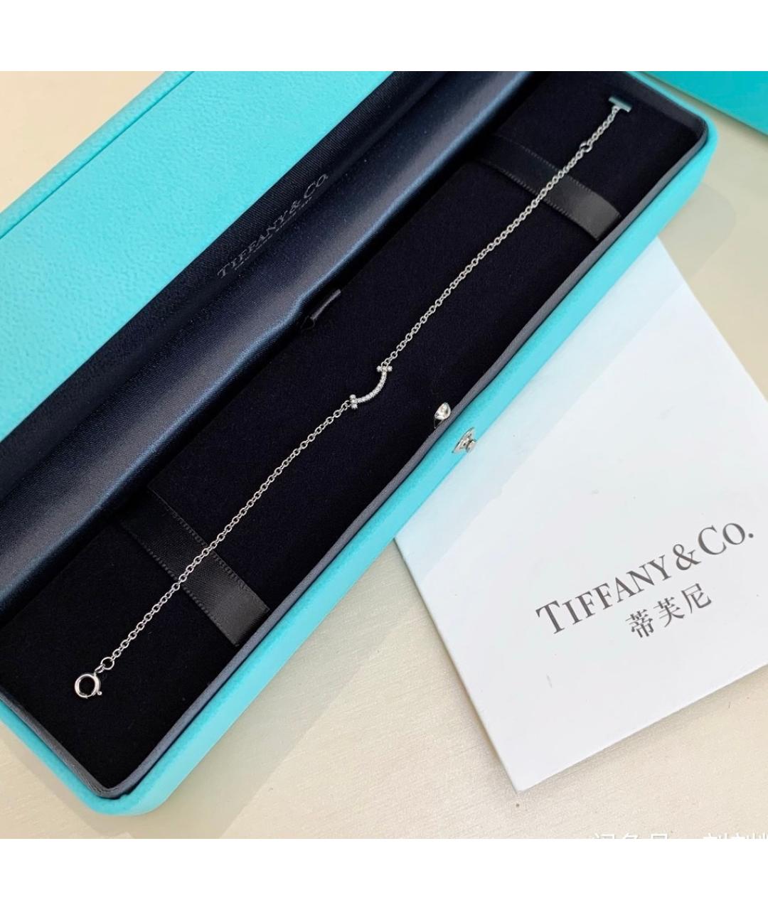 TIFFANY&CO Белый браслет из белого золота, фото 2