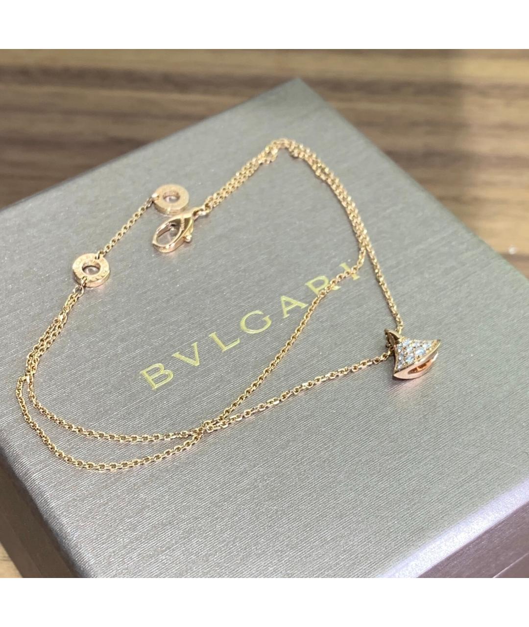 BVLGARI Розовый браслет из розового золота, фото 6