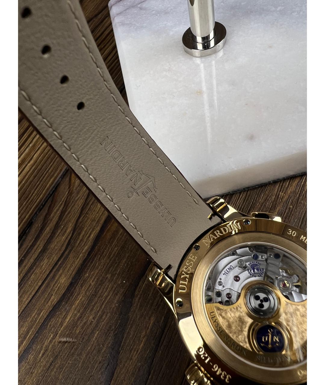 Ulysse Nardin Часы из желтого золота, фото 8