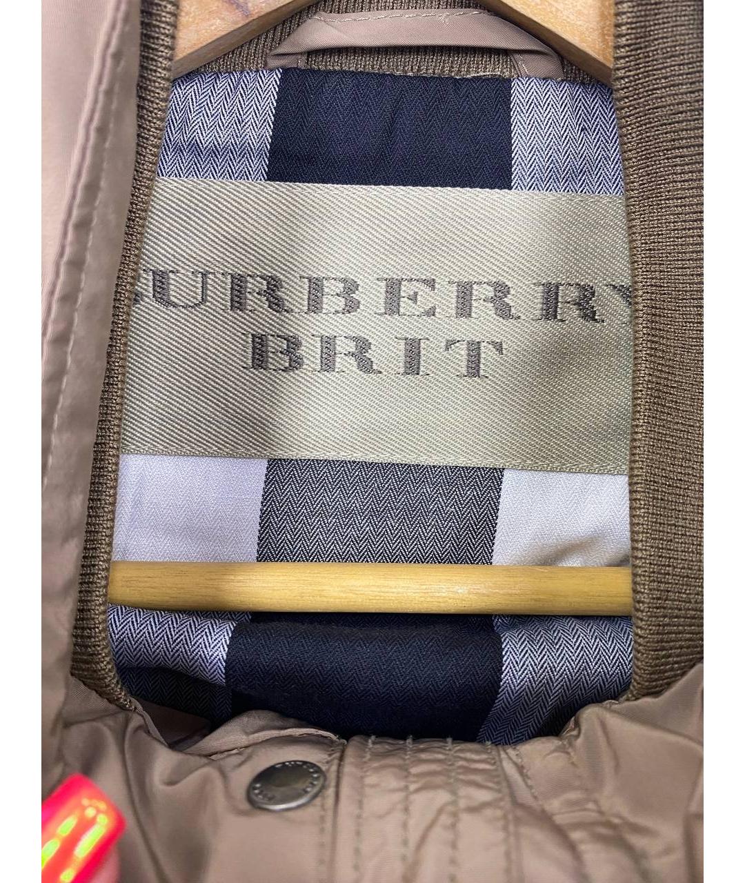 BURBERRY Полиэстеровая куртка, фото 3