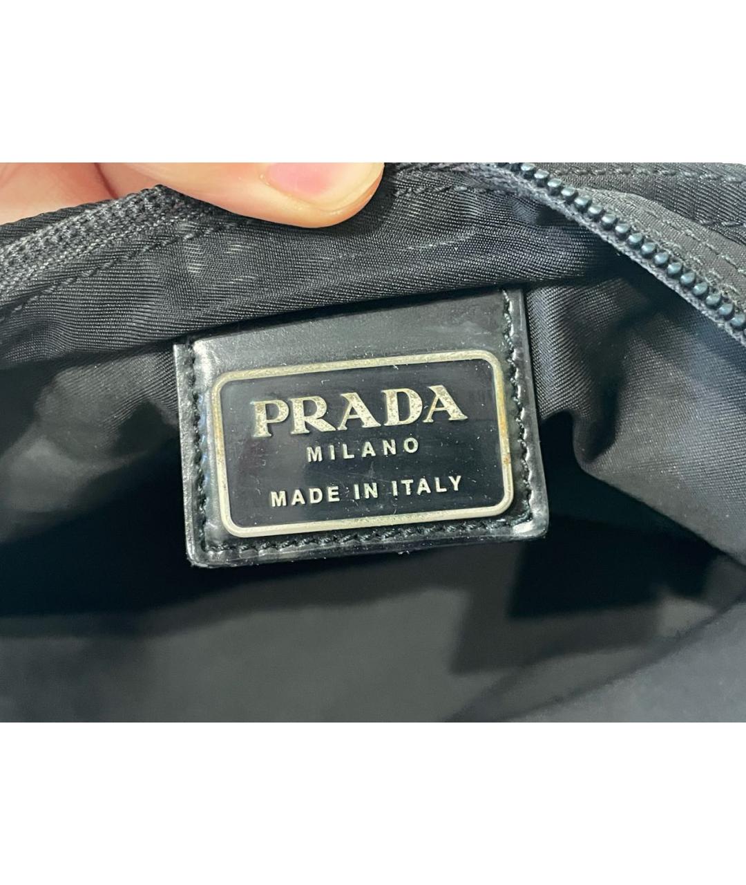 PRADA Черная поясная сумка, фото 2