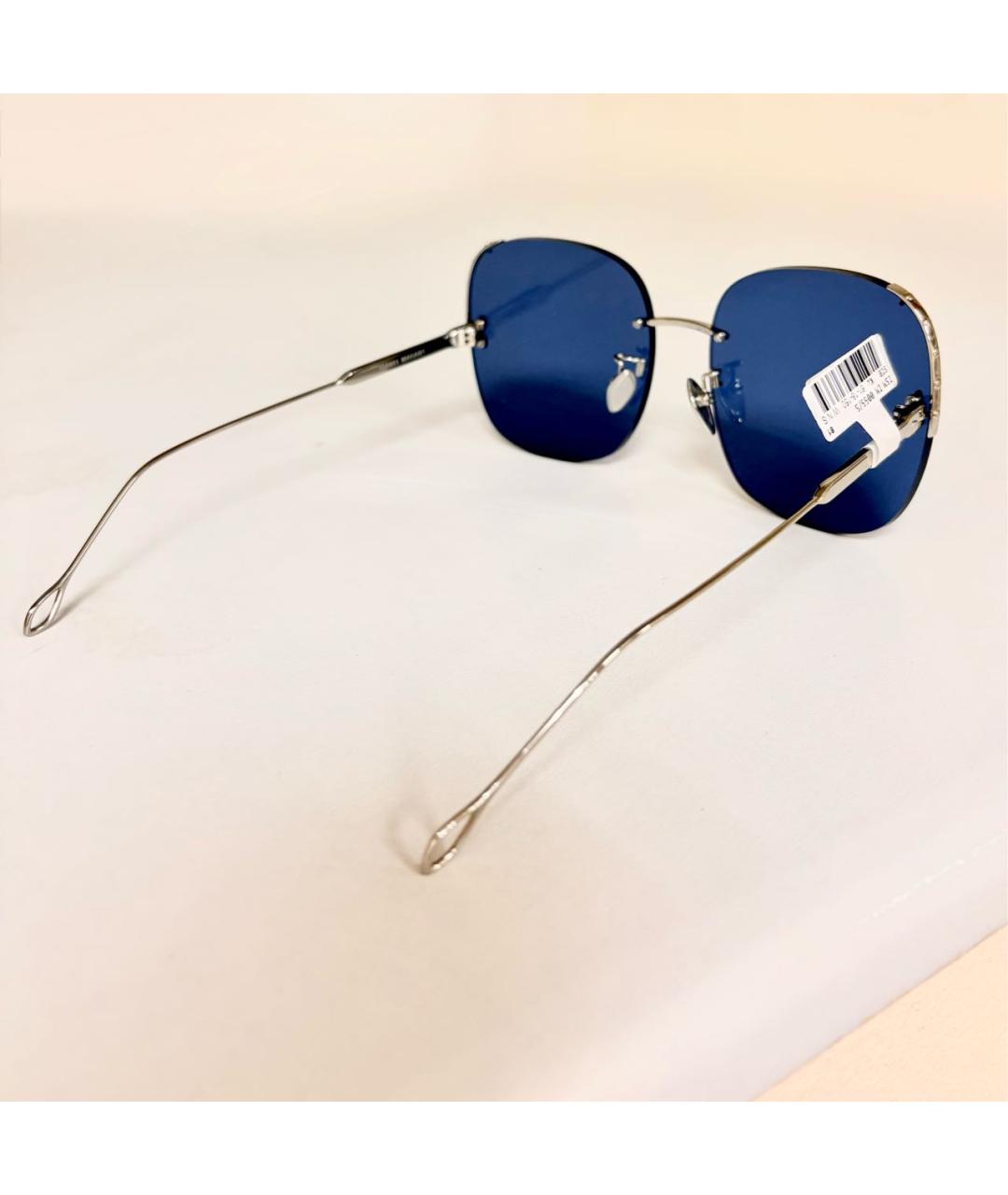 ISABEL MARANT Синие металлические солнцезащитные очки, фото 5