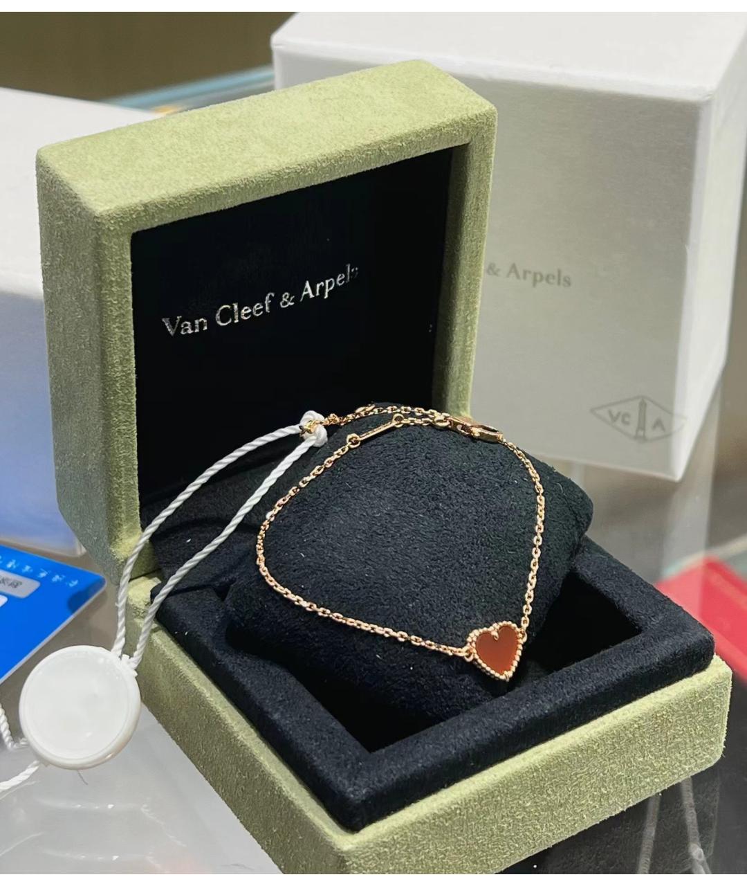 VAN CLEEF & ARPELS Красный браслет из розового золота, фото 4