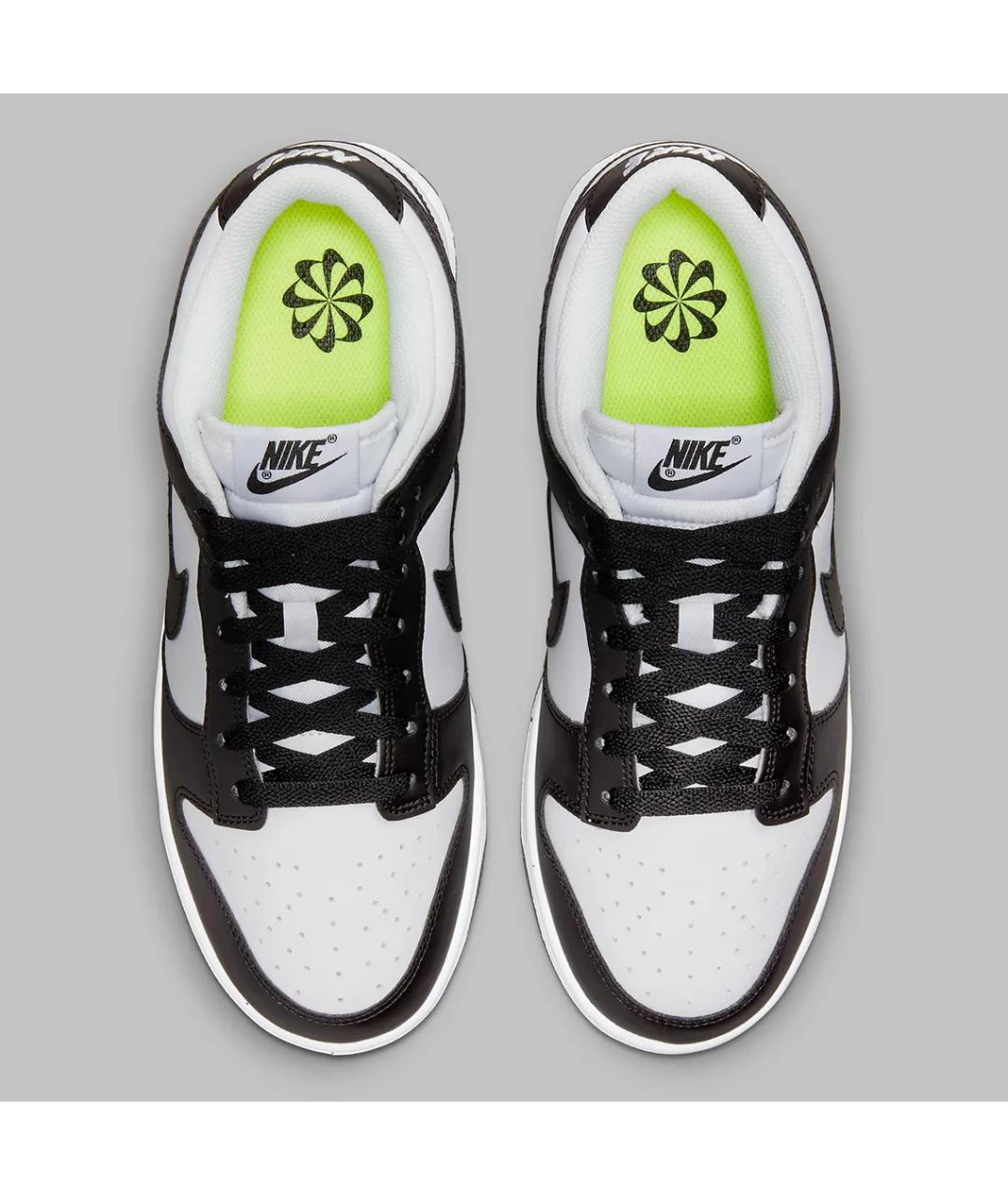 NIKE Черные низкие кроссовки / кеды из искусственной кожи, фото 3