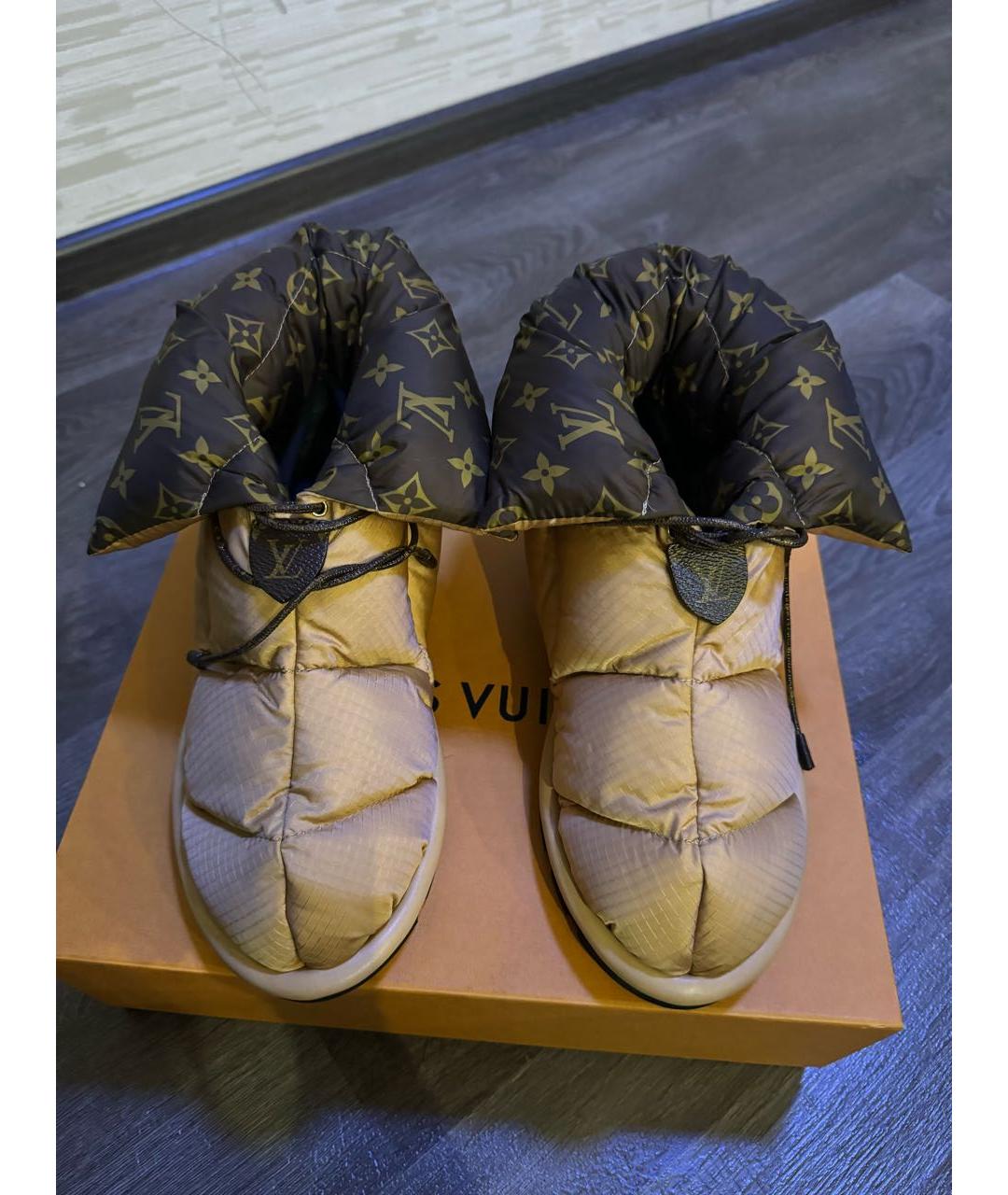 LOUIS VUITTON Коричневые ботинки, фото 2