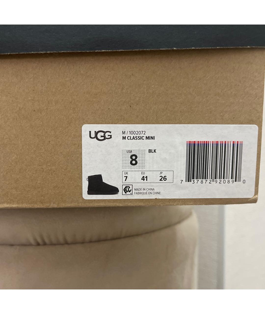 UGG AUSTRALIA Черные сапоги, фото 3