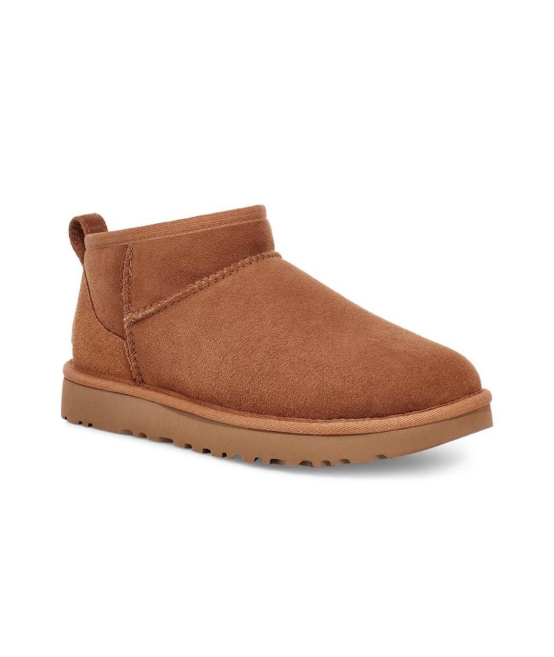 UGG AUSTRALIA Бежевые замшевые ботинки, фото 2