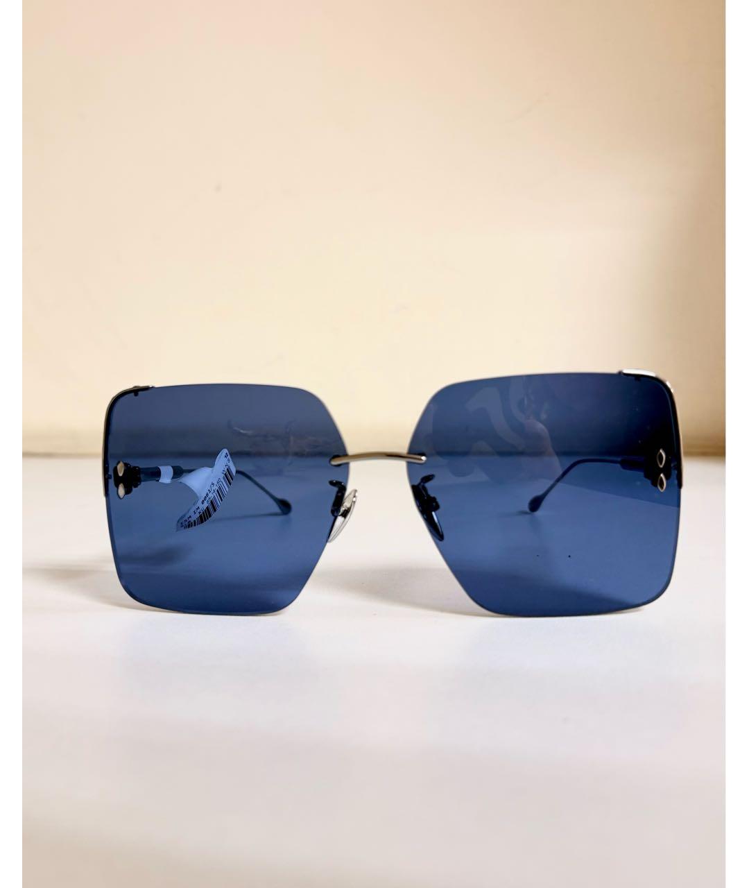 ISABEL MARANT Синие металлические солнцезащитные очки, фото 6
