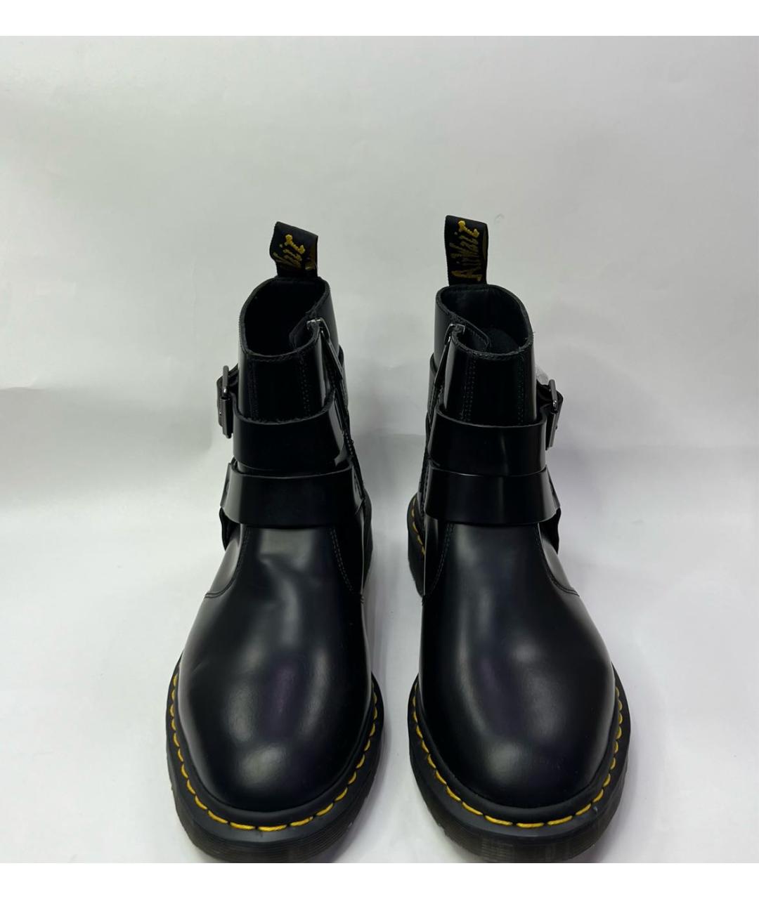 DR. MARTENS Черные кожаные высокие ботинки, фото 3