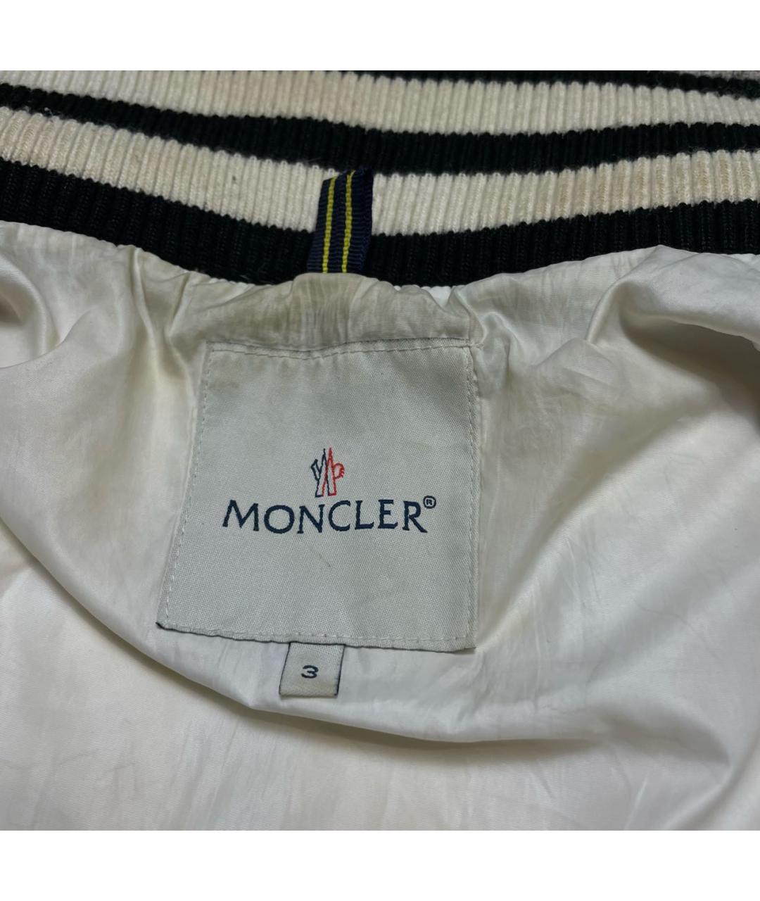 MONCLER Черная полиамидовая куртка, фото 5