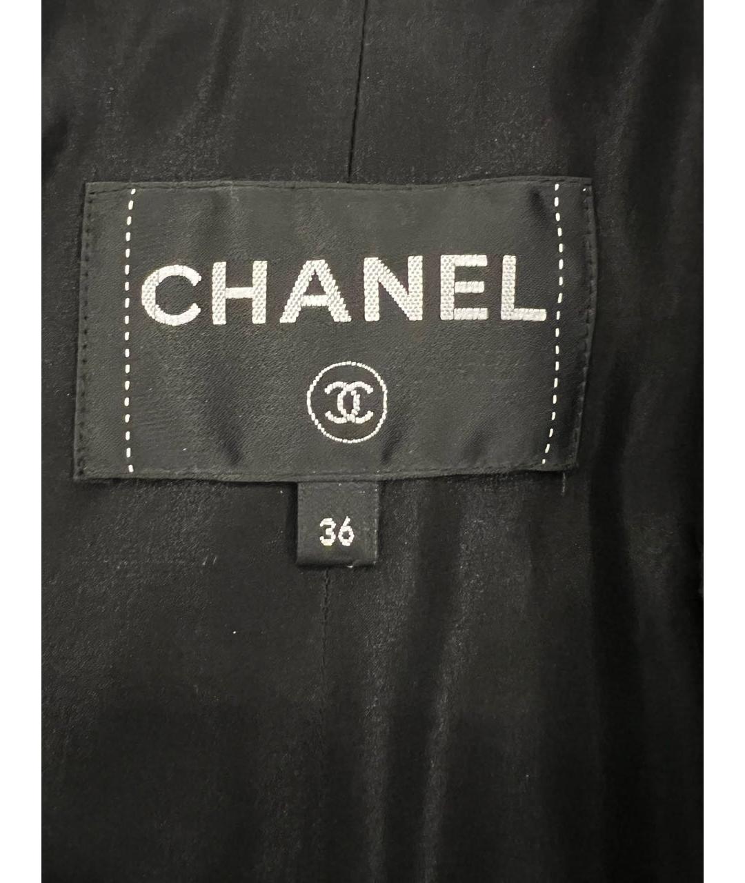 CHANEL Черный твидовый костюм с юбками, фото 3