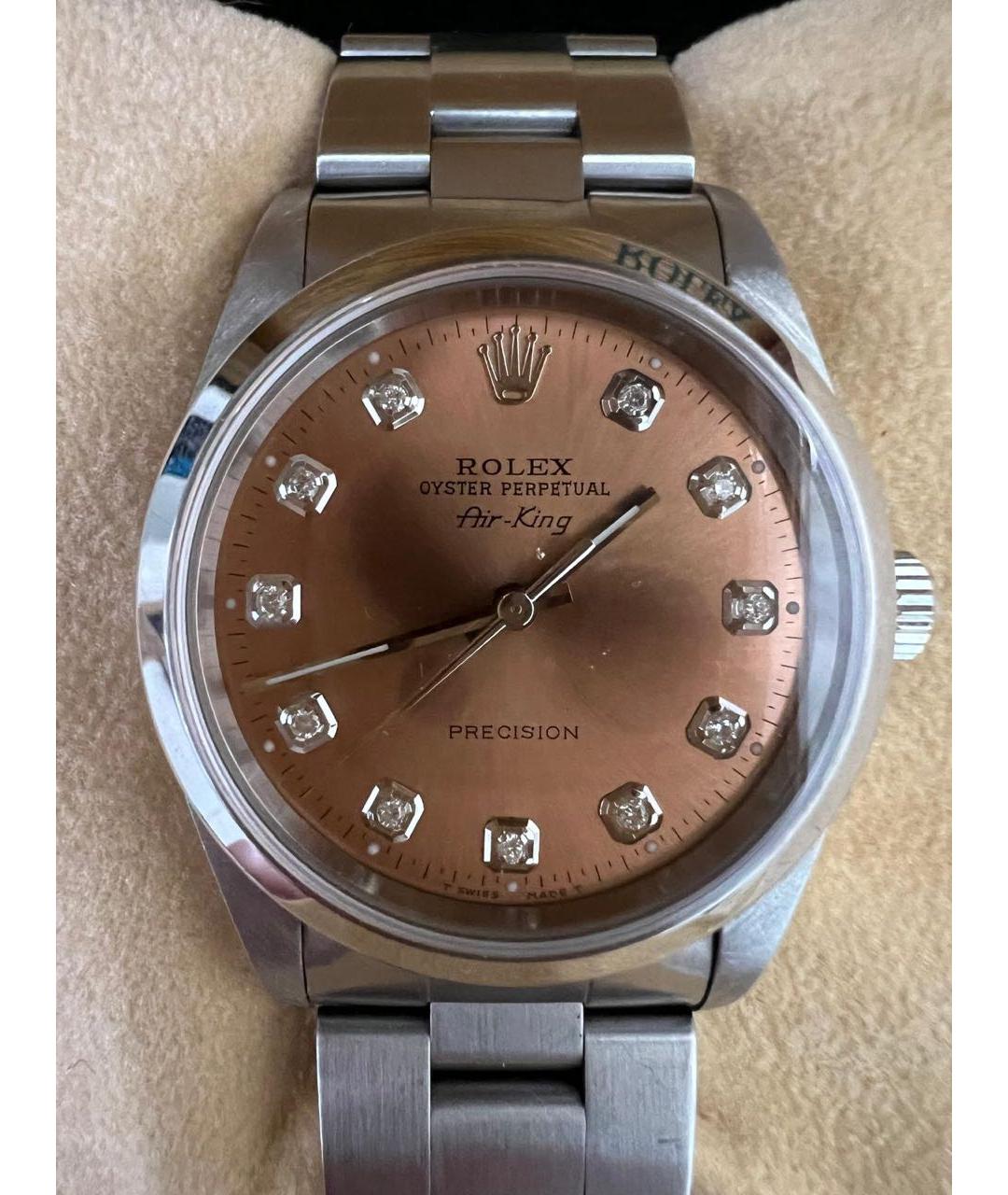 ROLEX Серебряные часы, фото 5